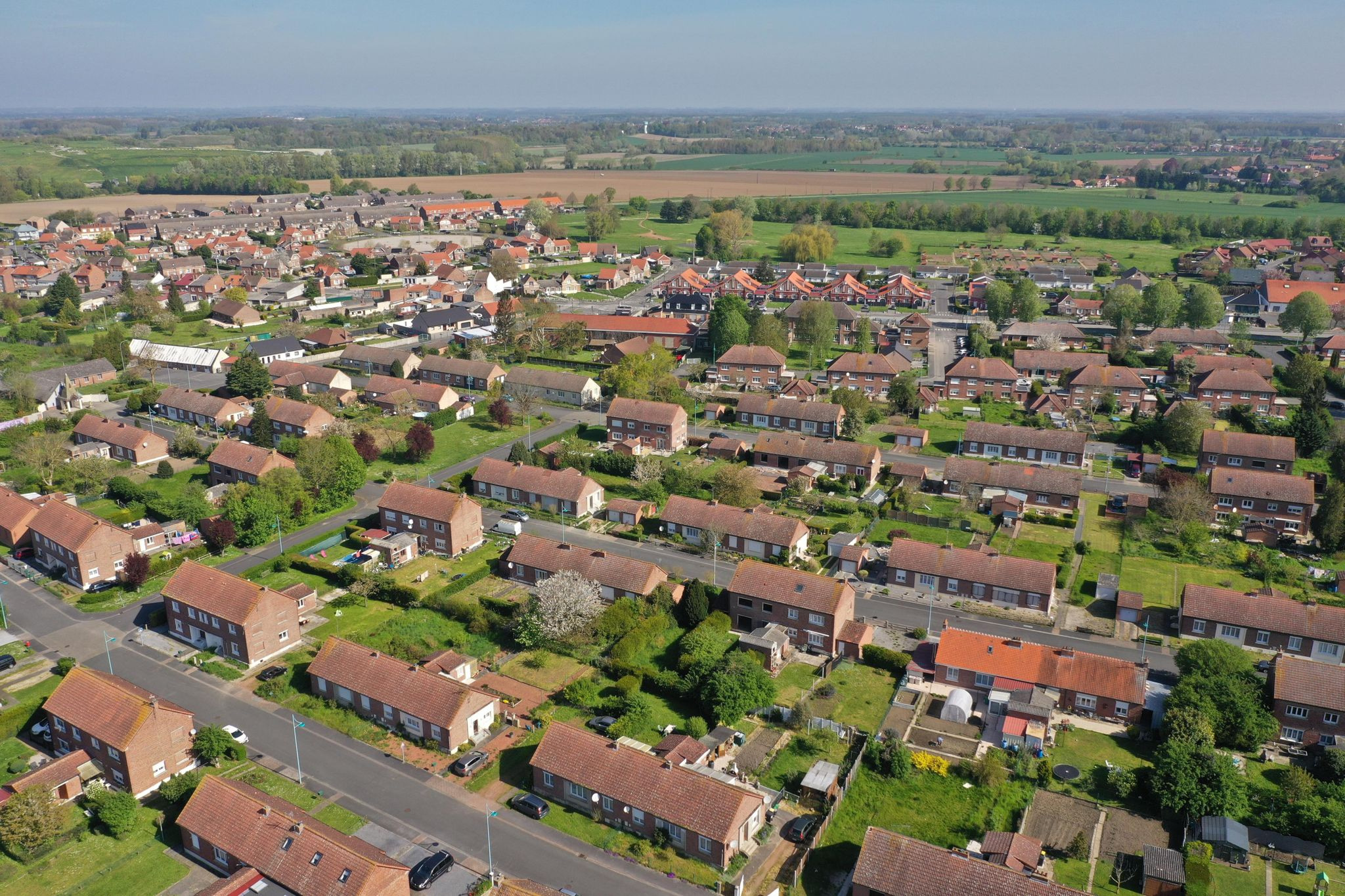 Douai Vue aérienne